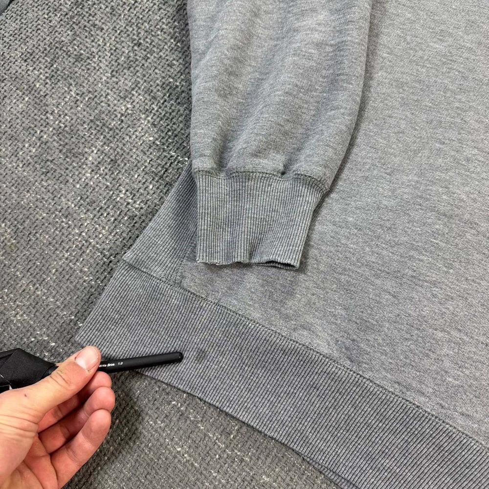 B.U.M. Equipment Hoodie Mens Medium Gray 90s Vintage Pullover BE-19-86 - Picture 15 of 16
